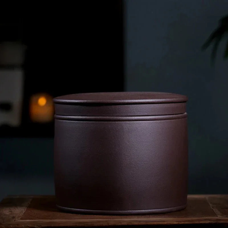 Yixing Zisha Tea Cake Caddy [Gu Yun] 3 Saiz