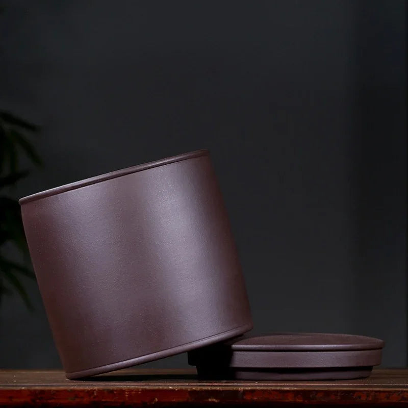 Yixing Zisha Tea Cake Caddy [Gu Yun] 3 Saiz