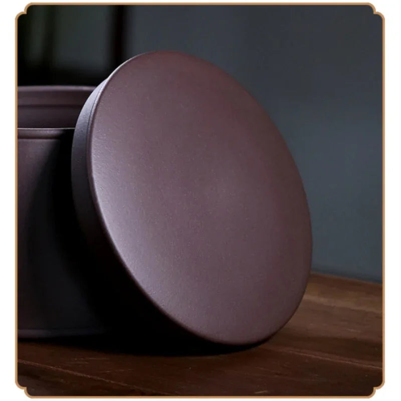 Yixing Zisha Tea Cake Caddy [Gu Yun] 3 Saiz