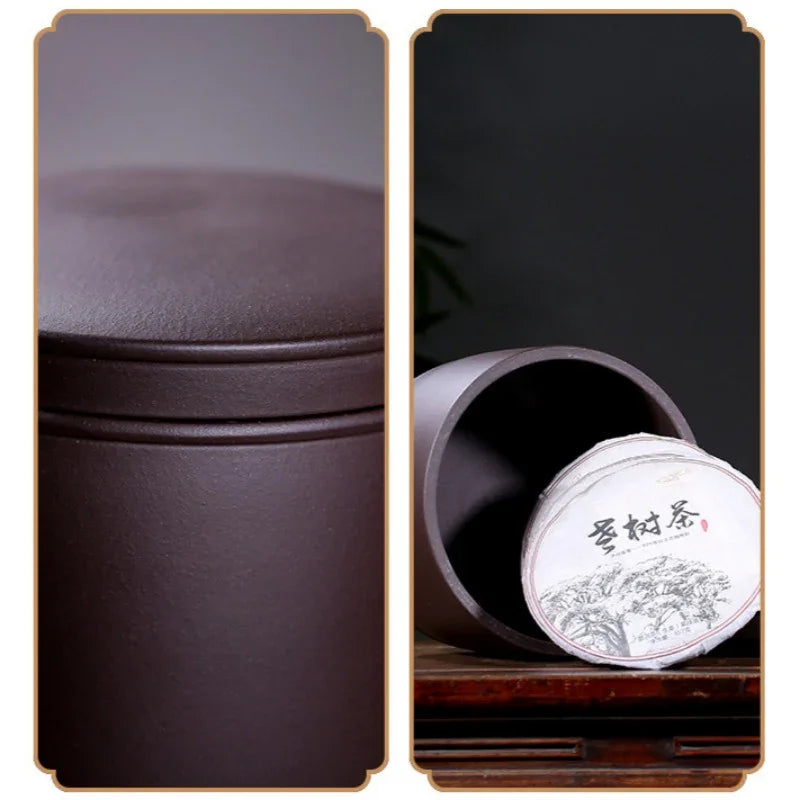 Yixing Zisha Tea Cake Caddy [Gu Yun] 3 Saiz