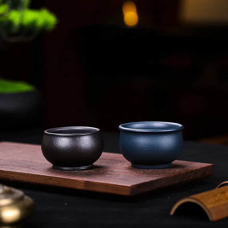 Yixing Zisha Tea Cup [Tian Qing Ni 100ml / Shi Huang 80ml] - YIQIN TEA HOUSE | yiqinteahouse.com | tea cup, teaware