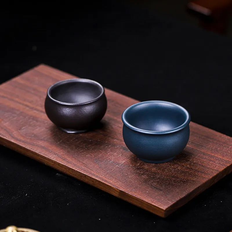 Yixing Zisha Tea Cup [Tian Qing Ni 100ml / Shi Huang 80ml] - YIQIN TEA HOUSE | yiqinteahouse.com | tea cup, teaware