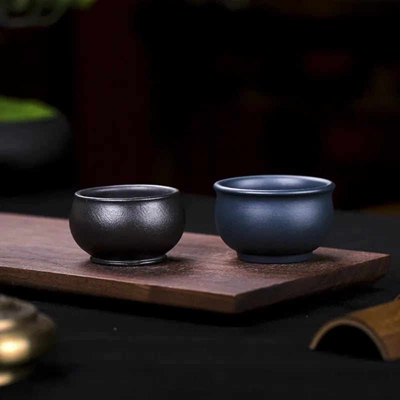 Yixing Zisha Tea Cup [Tian Qing Ni 100ml / Shi Huang 80ml] - YIQIN TEA HOUSE | yiqinteahouse.com | tea cup, teaware