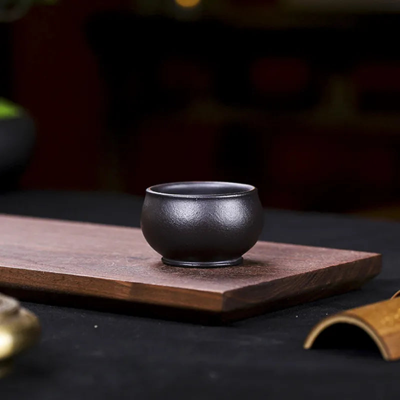 Yixing Zisha Tea Cup [Tian Qing Ni 100ml / Shi Huang 80ml] - YIQIN TEA HOUSE | yiqinteahouse.com | tea cup, teaware