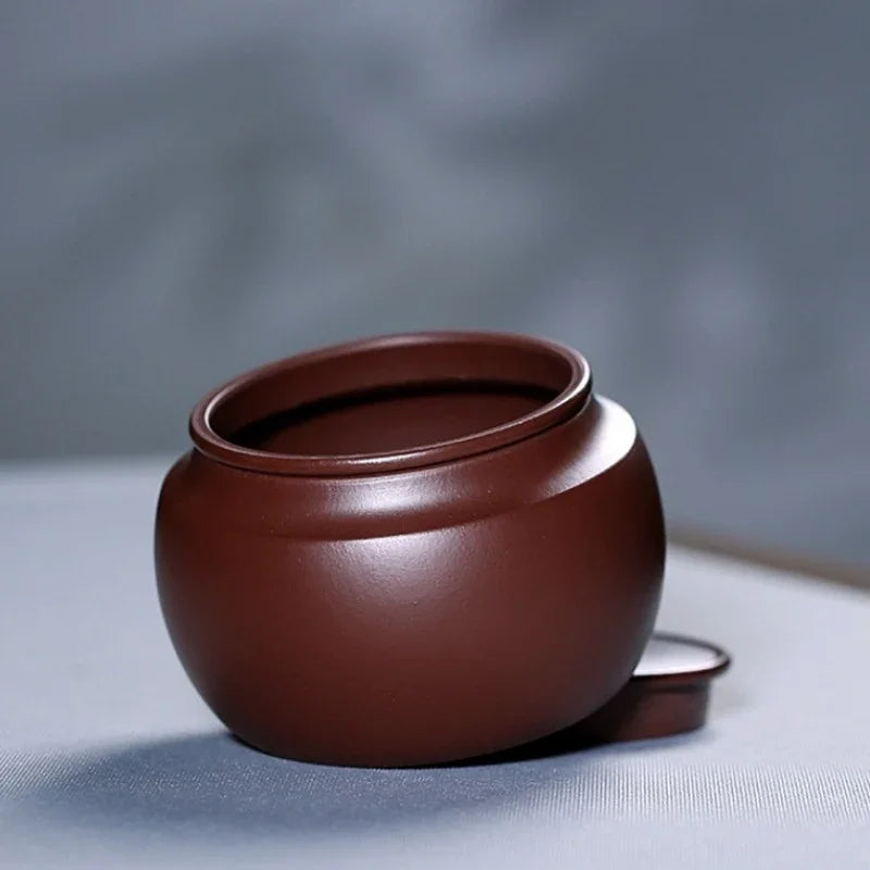 Yixing Zisha Tea Jar Tea Caddy [Sheng Xiang] - YIQIN TEA HOUSE | yiqinteahouse.com | tea accessories, tea jar, teaware
