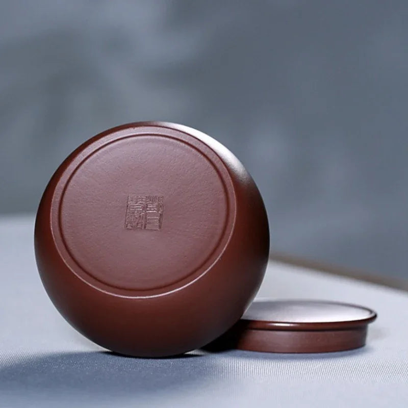 Yixing Zisha Tea Jar Tea Caddy [Sheng Xiang] - YIQIN TEA HOUSE | yiqinteahouse.com | tea accessories, tea jar, teaware