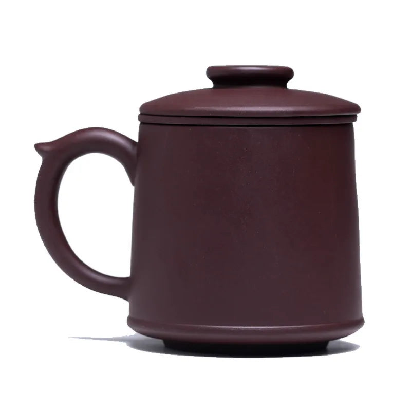 Yixing Zisha Tea Mug with Filter [Blessing] 450ml - YIQIN TEA HOUSE | yiqinteahouse.com | new arrival, tea mug, teaware