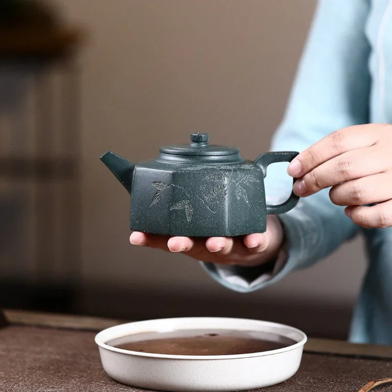 yixing-zisha-teapot-bafang-jing-lan-lu-ni-280ml-yiqin-tea-house-yiqinteahouse-com-6 - YIQIN TEA HOUSE 一沁茶舍 yiqinteahouse.com