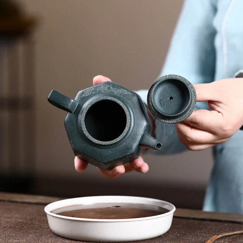 yixing-zisha-teapot-bafang-jing-lan-lu-ni-280ml-yiqin-tea-house-yiqinteahouse-com-9 - YIQIN TEA HOUSE 一沁茶舍 yiqinteahouse.com