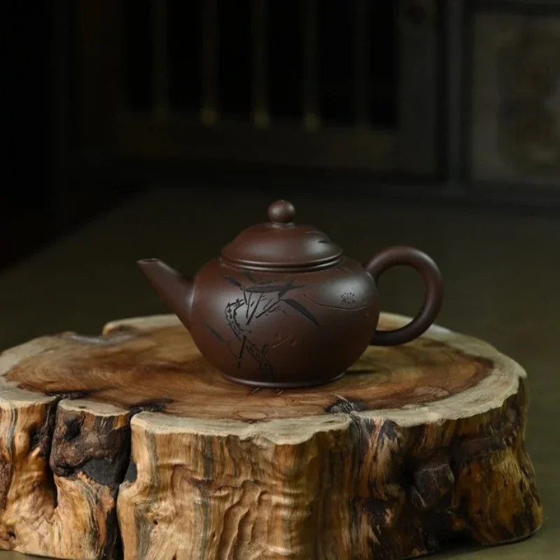 yixing-zisha-teapot-bamboo-breeze-shui-ping-zi-ni-150ml-yiqin-tea-house-yiqinteahouse-com-1 - YIQIN TEA HOUSE 一沁茶舍 yiqinteahouse.com
