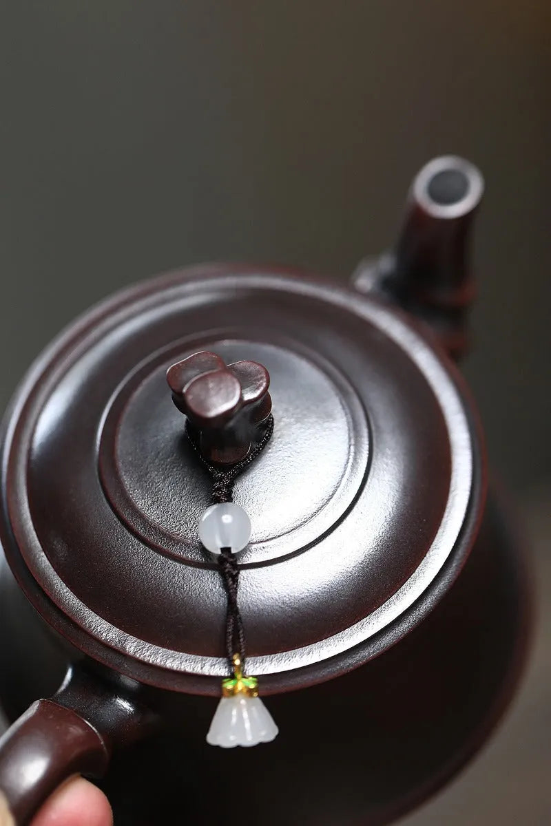 Yixing Zisha Teapot [Bamboo] (Gu Wu Huanyuan - 260ml) - YIQIN TEA HOUSE | yiqinteahouse.com | 200-300ml, teapot, teaware, zisha teapot