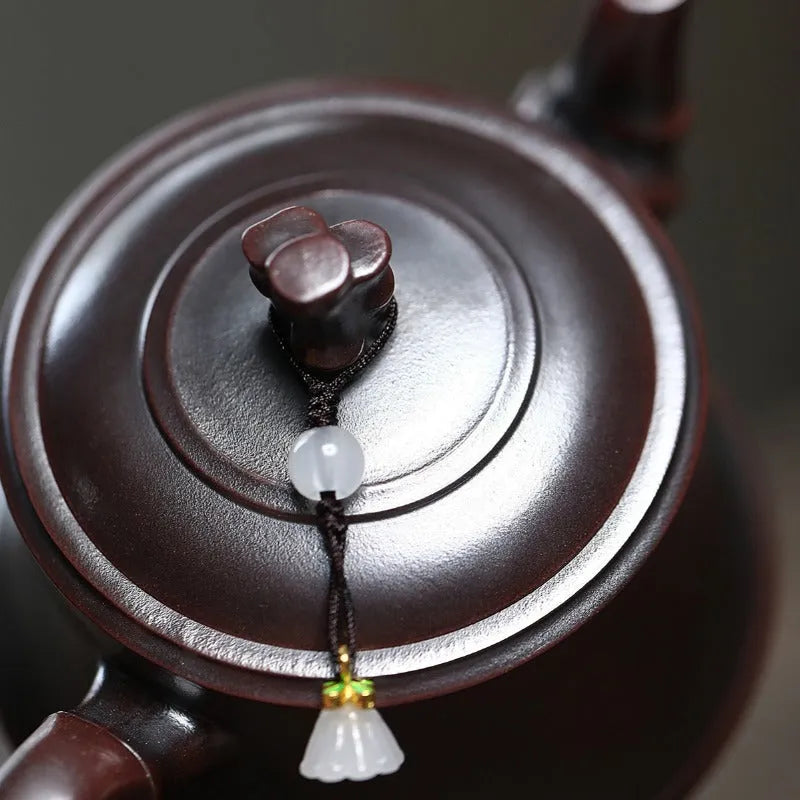 Yixing Zisha Teapot [Bamboo] (Gu Wu Huanyuan - 260ml) - YIQIN TEA HOUSE | yiqinteahouse.com | 200-300ml, teapot, teaware, zisha teapot