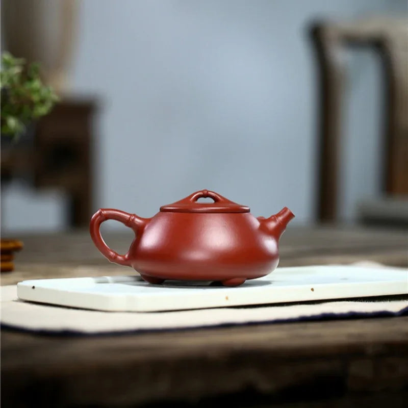 Teko Zisha Yixing [Bamboo Jingzhou Shi Piao] (Dahongpao - 200ml)