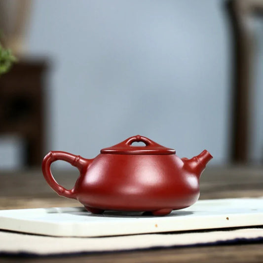 Teko Zisha Yixing [Bamboo Jingzhou Shi Piao] (Dahongpao - 200ml)