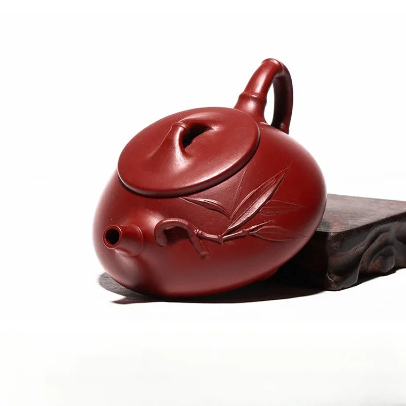 Teko Zisha Yixing [Bamboo Jingzhou Shi Piao] (Dahongpao - 200ml)