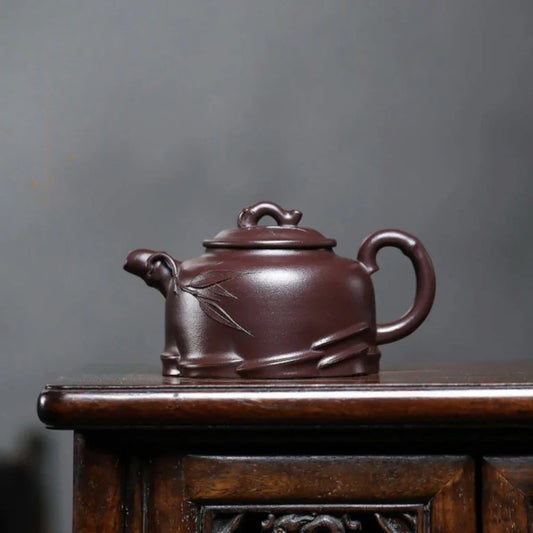 Teko Yixing Zisha [Bamboo Section] (Zi Ni - 270ml)