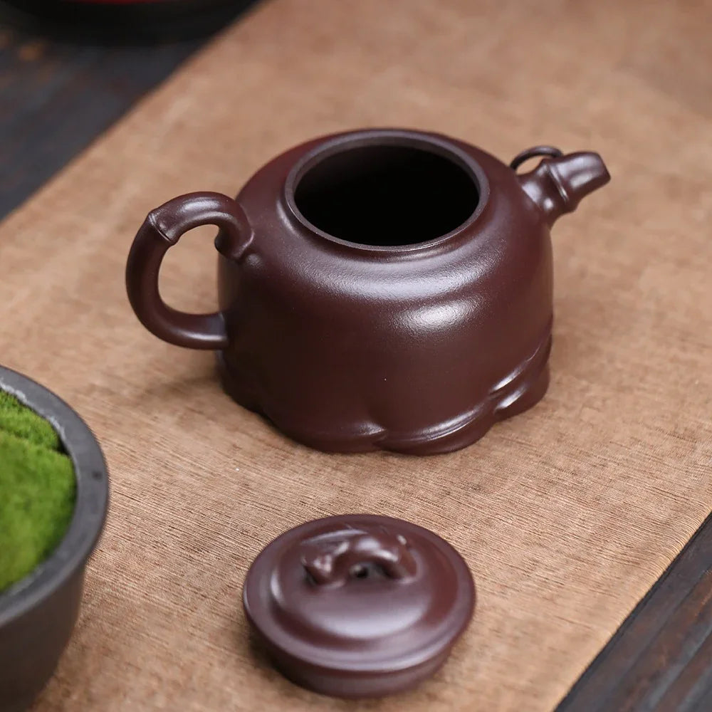 Teko Yixing Zisha [Bamboo Section] (Zi Ni - 270ml)