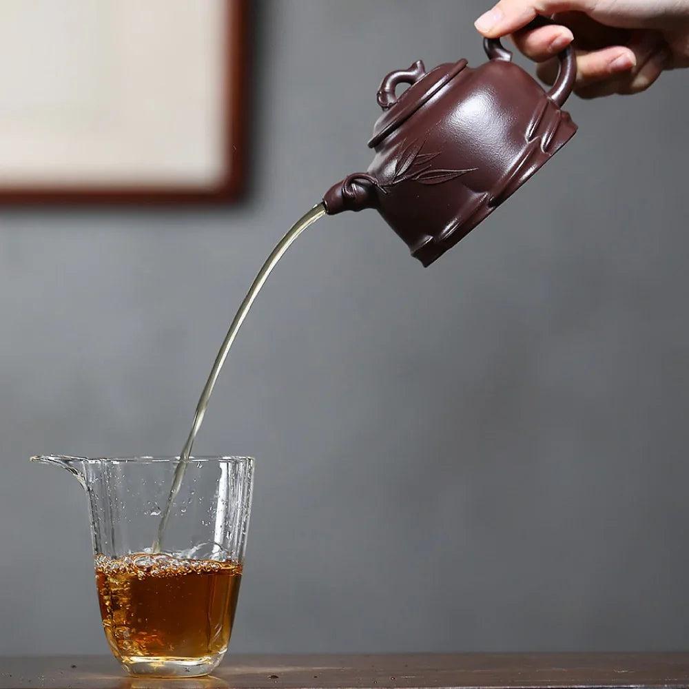 Teko Yixing Zisha [Bamboo Section] (Zi Ni - 270ml)