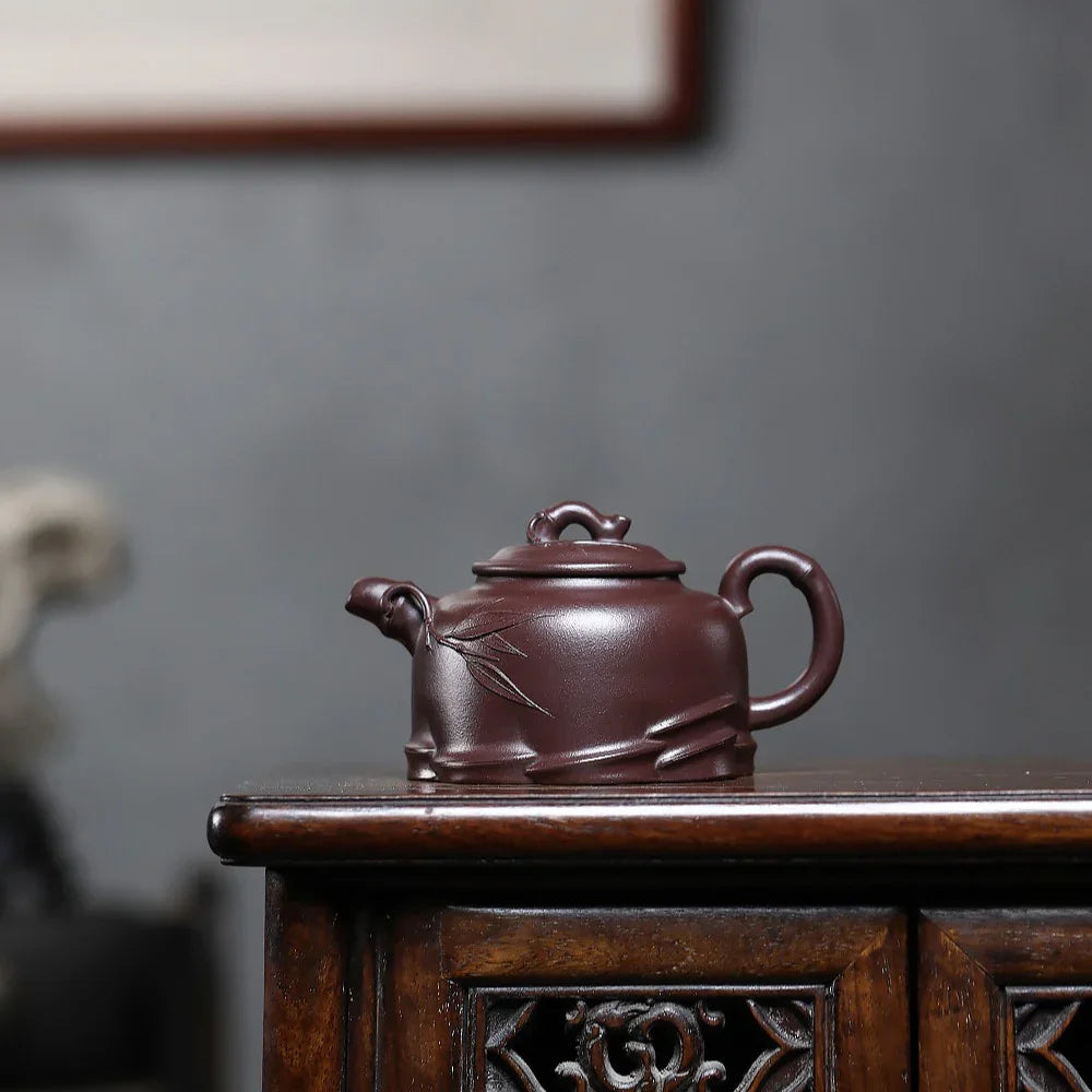 Teko Yixing Zisha [Bamboo Section] (Zi Ni - 270ml)