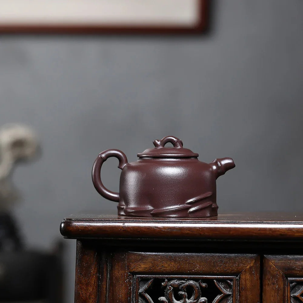 Teko Yixing Zisha [Bamboo Section] (Zi Ni - 270ml)