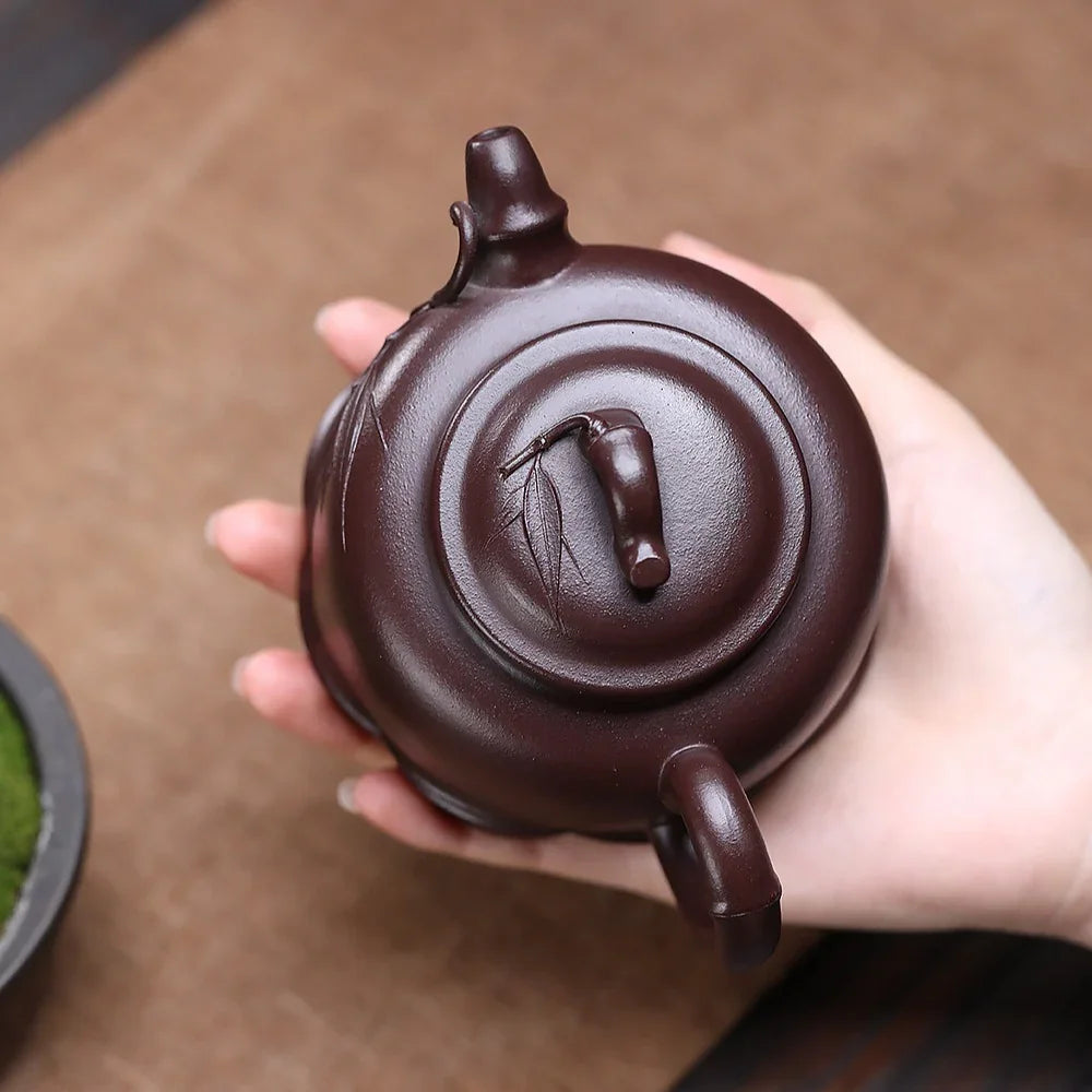 Teko Yixing Zisha [Bamboo Section] (Zi Ni - 270ml)