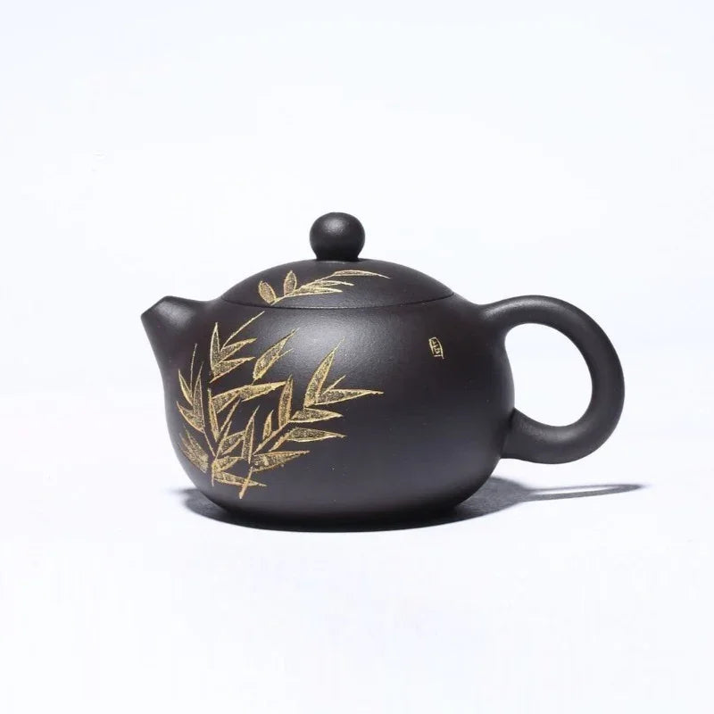 yixing-zisha-teapot-bamboo-xishi-hei-ni-230ml-yiqin-tea-house-yiqinteahouse-com-17 - YIQIN TEA HOUSE 一沁茶舍 yiqinteahouse.com