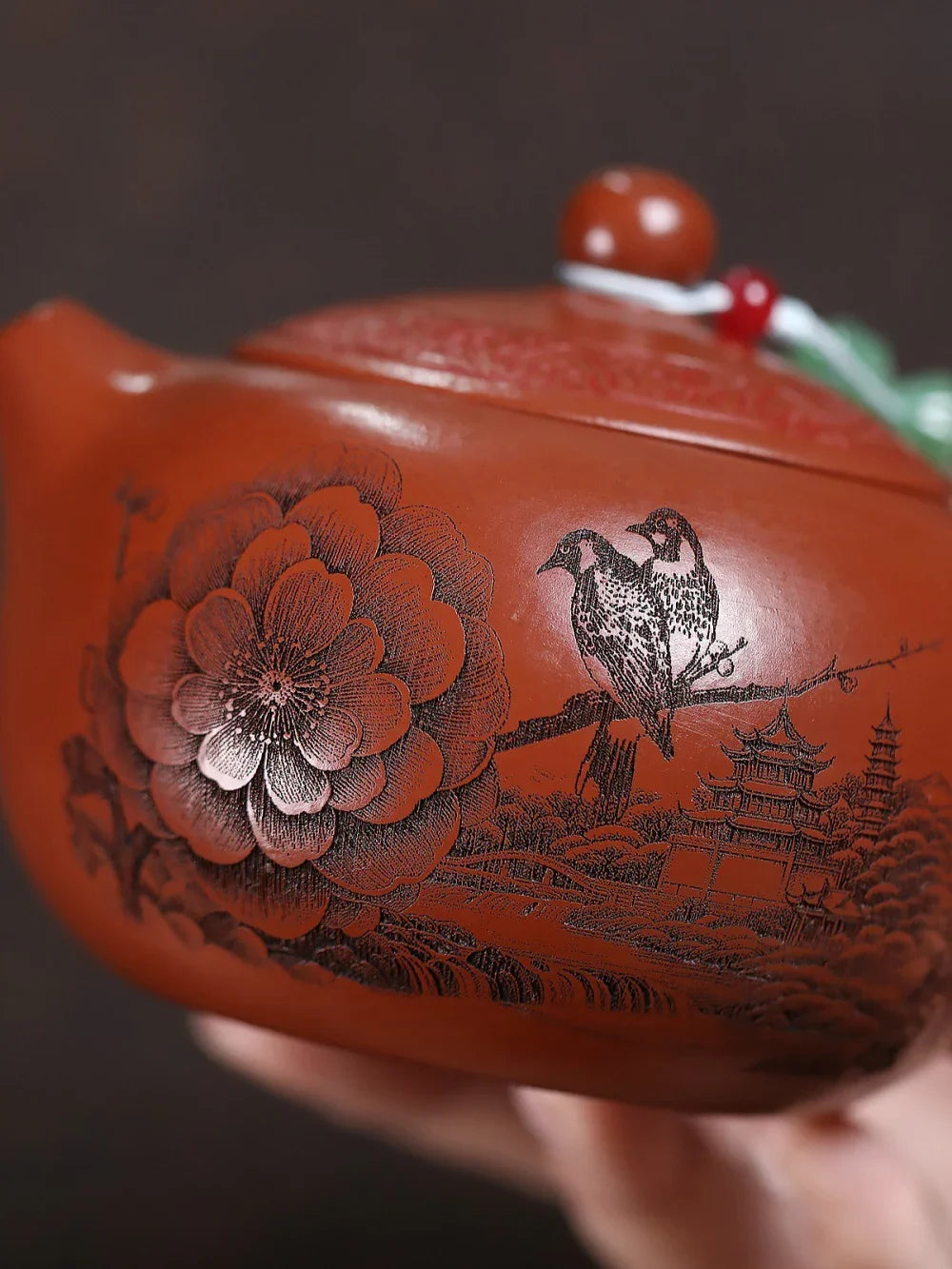 Teko Yixing Zisha [Bird Xishi] (Dahongpao - 340ml)