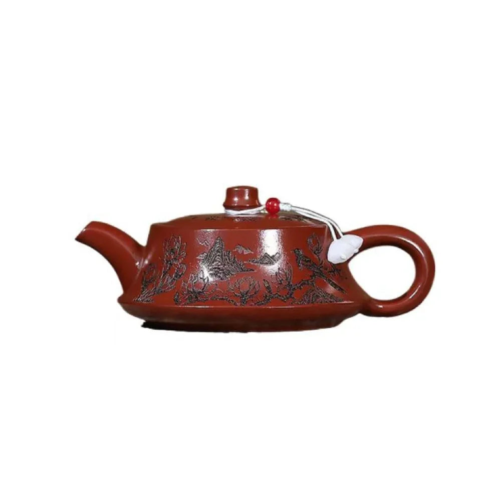 Théière Yixing Zisha [Oiseau Zhu Chu] (Dahongpao - 140ml)