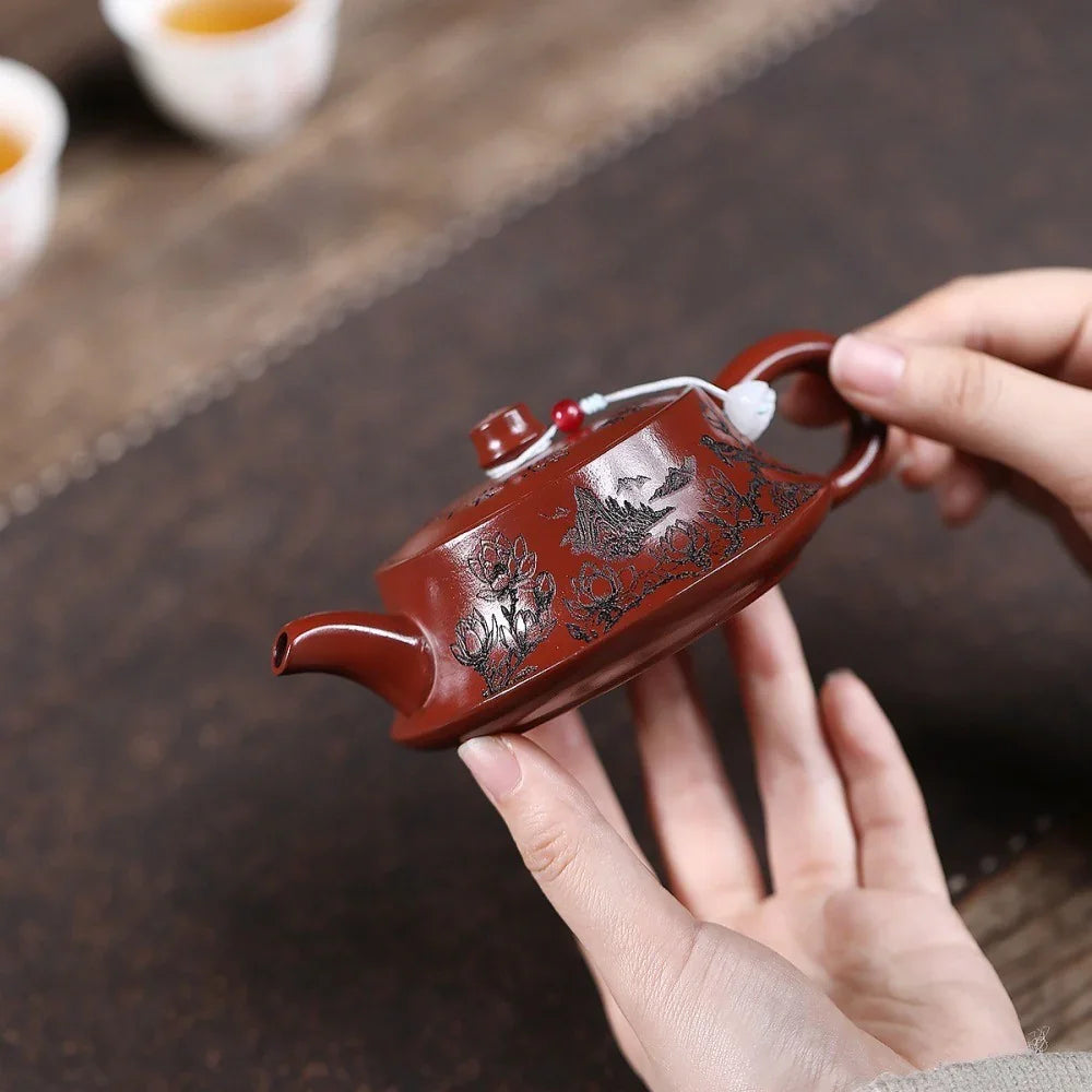 Théière Yixing Zisha [Oiseau Zhu Chu] (Dahongpao - 140ml)