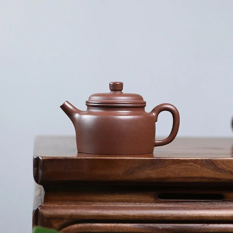 Yixing Zisha Teapot [De Zhong] (Bensan Lu Ni/Jiang Po Ni/Zi Ni - 170ml) - YIQIN TEA HOUSE | yiqinteahouse.com | <200ml, teapot, teaware, zisha teapot