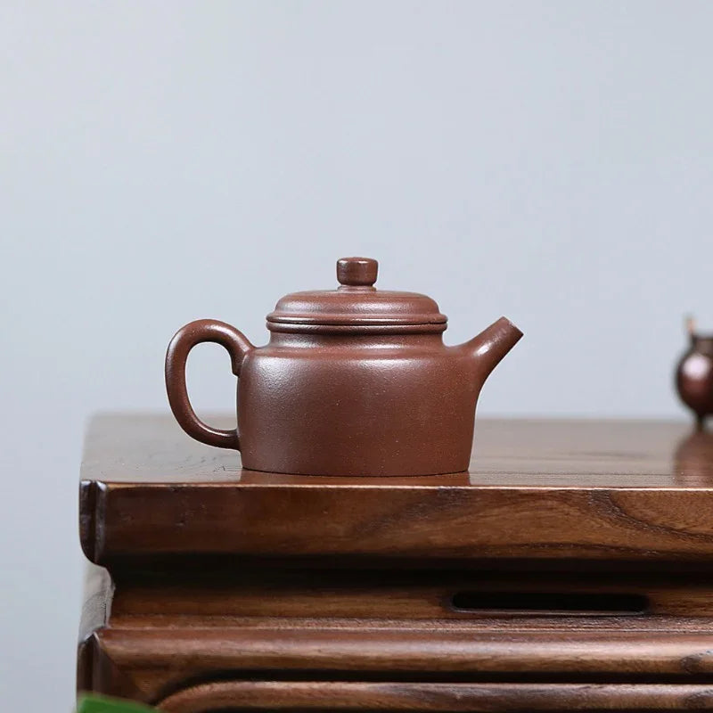 Yixing Zisha Teapot [De Zhong] (Bensan Lu Ni/Jiang Po Ni/Zi Ni - 170ml) - YIQIN TEA HOUSE | yiqinteahouse.com | <200ml, teapot, teaware, zisha teapot
