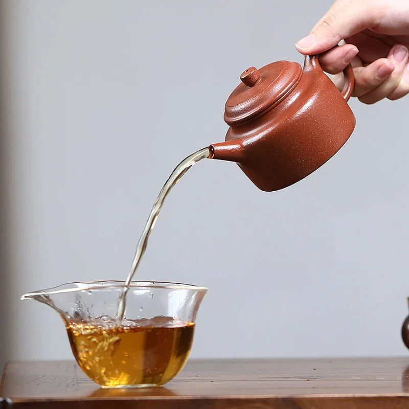 Yixing Zisha Teapot [De Zhong] (Bensan Lu Ni/Jiang Po Ni/Zi Ni - 170ml) - YIQIN TEA HOUSE | yiqinteahouse.com | <200ml, teapot, teaware, zisha teapot