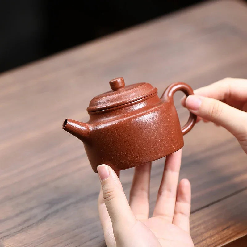 Yixing Zisha Teapot [De Zhong] (Bensan Lu Ni/Jiang Po Ni/Zi Ni - 170ml) - YIQIN TEA HOUSE | yiqinteahouse.com | <200ml, teapot, teaware, zisha teapot