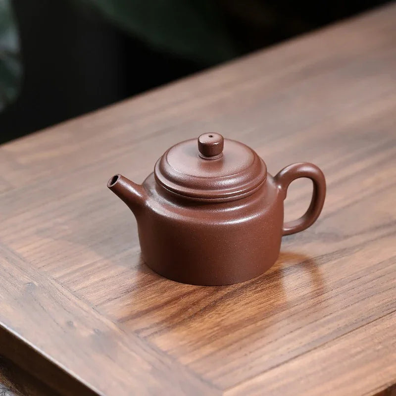 Yixing Zisha Teapot [De Zhong] (Bensan Lu Ni/Jiang Po Ni/Zi Ni - 170ml) - YIQIN TEA HOUSE | yiqinteahouse.com | <200ml, teapot, teaware, zisha teapot