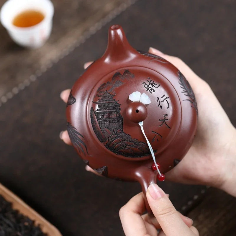 yixing-zisha-teapot-dragon-fanggu-long-xue-sha-340ml-yiqin-tea-house-yiqinteahouse-com-6 - YIQIN TEA HOUSE 一沁茶舍 yiqinteahouse.com