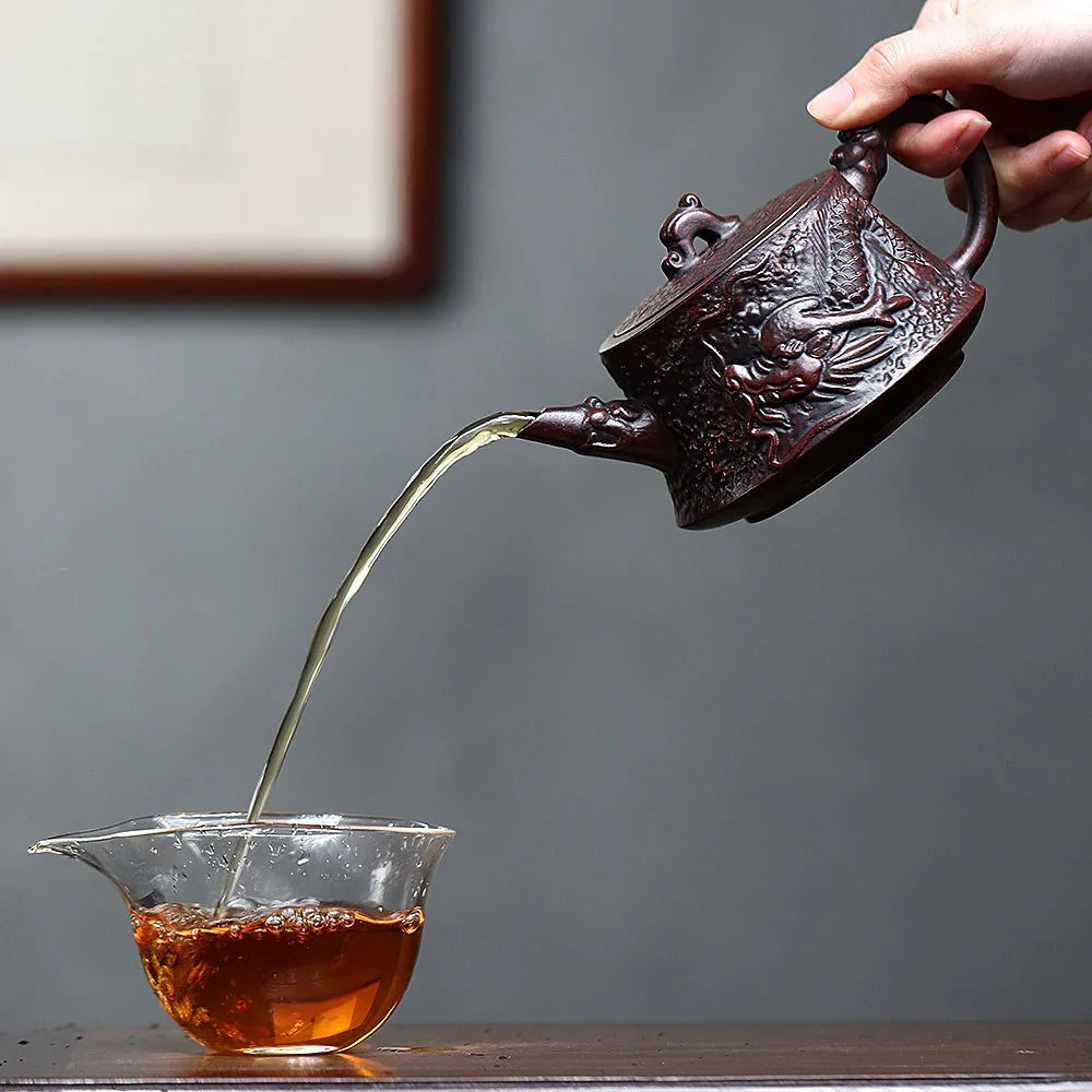 yixing-zisha-teapot-dragon-zhu-chu-tie-xie-hong-sha-350ml-yiqin-tea-house-yiqinteahouse-com-6 - YIQIN TEA HOUSE 一沁茶舍 yiqinteahouse.com