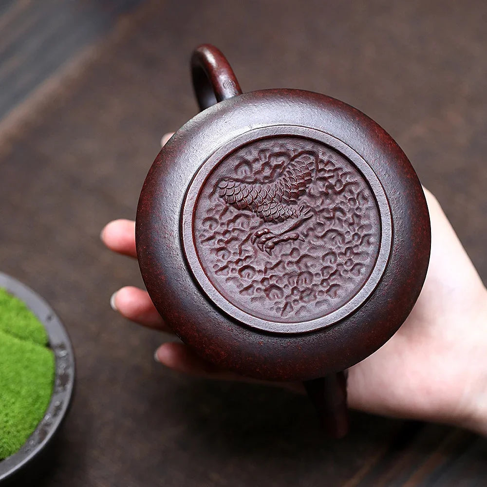 yixing-zisha-teapot-dragon-zhu-chu-tie-xie-hong-sha-350ml-yiqin-tea-house-yiqinteahouse-com-8 - YIQIN TEA HOUSE 一沁茶舍 yiqinteahouse.com