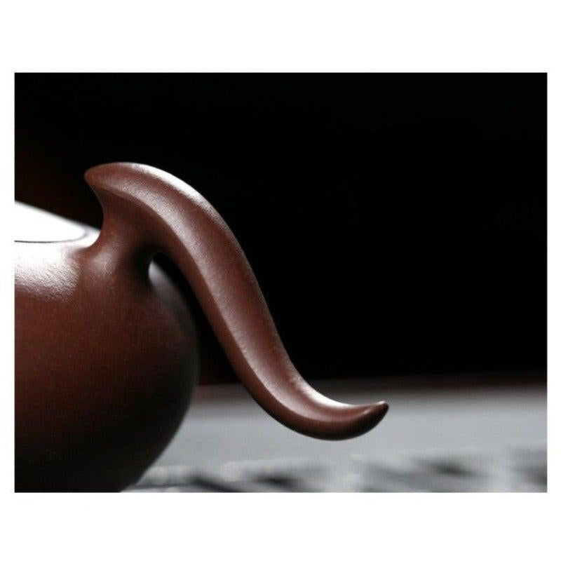 Yixing Zisha Teapot [Feihong Pot] (Zi Ni - 260ml) - YIQIN TEA HOUSE | yiqinteahouse.com | 200-300ml, teapot, teapot hot picks, teaware, zisha teapot