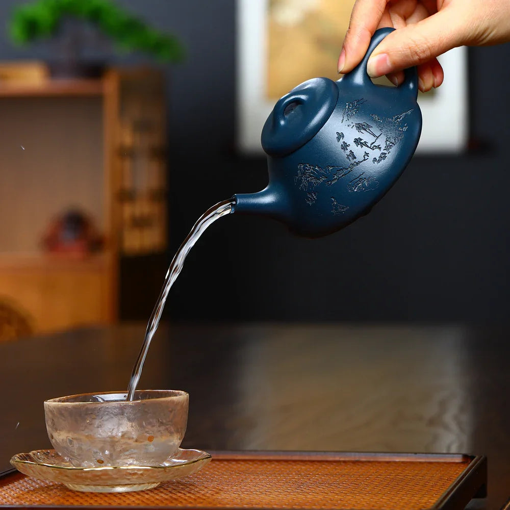 Teiera Yixing Zisha [Fengming Ziye Shi Piao] (Tian Qing Ni - 180ml)