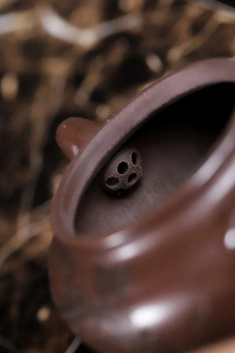 Yixing Zisha Teapot [Frangrant Fanggu] (Zi Ni - 260ml)