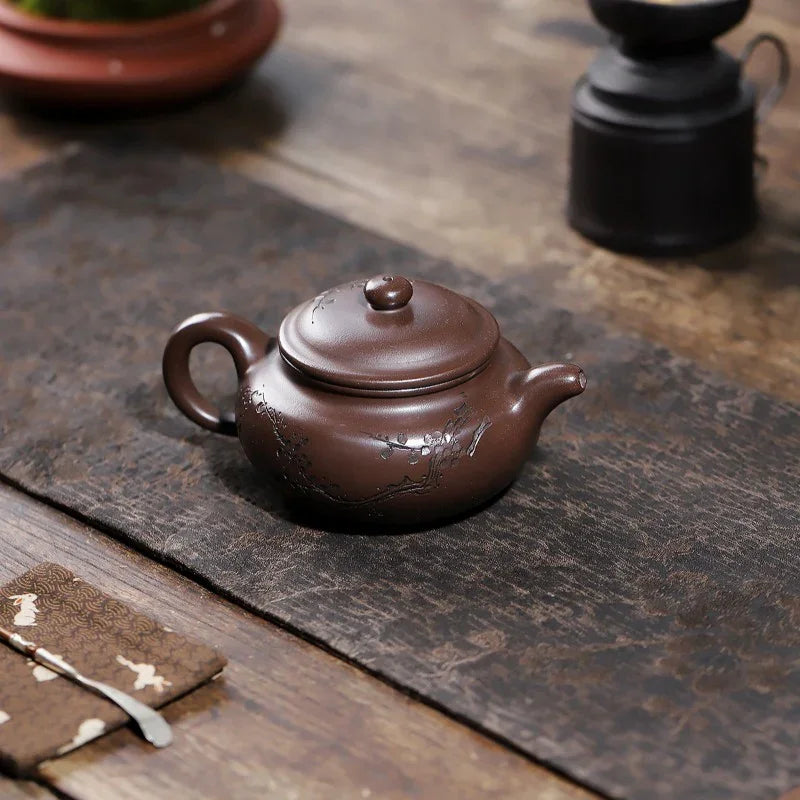 Yixing Zisha Teapot [Frangrant Fanggu] (Zi Ni - 260ml)