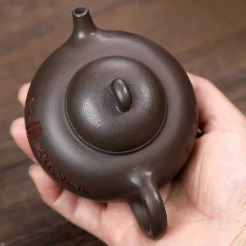 Yixing Zisha Teapot [Green Bamboo] (Qinghui Duan - 180ml) - YIQIN TEA HOUSE | yiqinteahouse.com | <200ml, teapot, teaware, zisha teapot