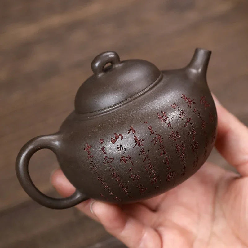 Yixing Zisha Teapot [Green Bamboo] (Qinghui Duan - 180ml) - YIQIN TEA HOUSE | yiqinteahouse.com | <200ml, teapot, teaware, zisha teapot