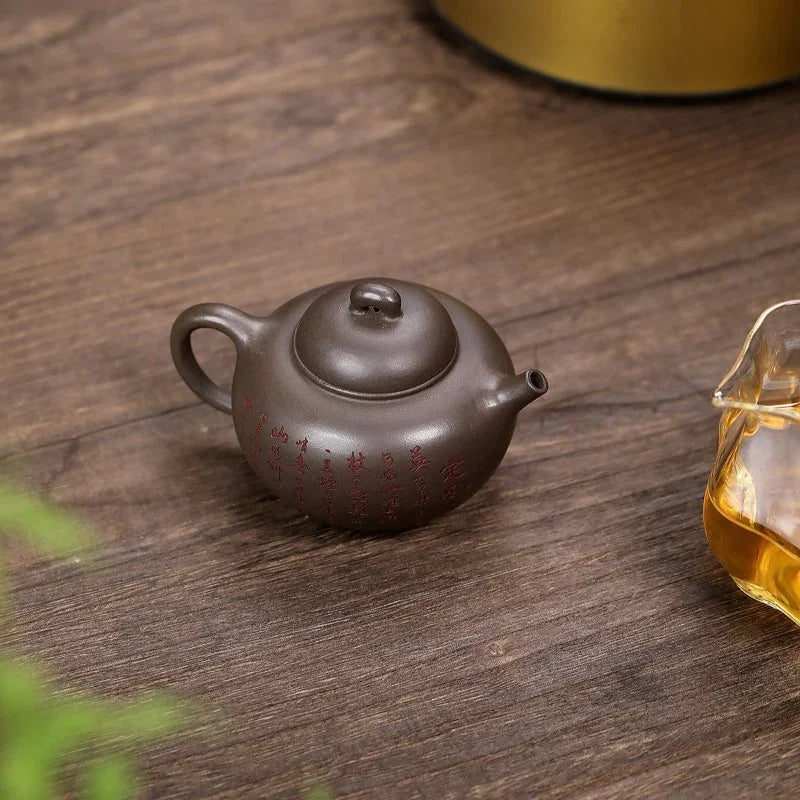 Yixing Zisha Teapot [Green Bamboo] (Qinghui Duan - 180ml) - YIQIN TEA HOUSE | yiqinteahouse.com | <200ml, teapot, teaware, zisha teapot