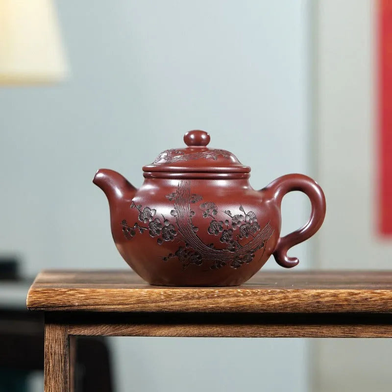 Yixing Zisha Teapot [Gu Yun Lotus Seed] (Long Xue Sha - 420ml) - YIQIN TEA HOUSE | yiqinteahouse.com | >300ml, teapot, teaware, zisha teapot