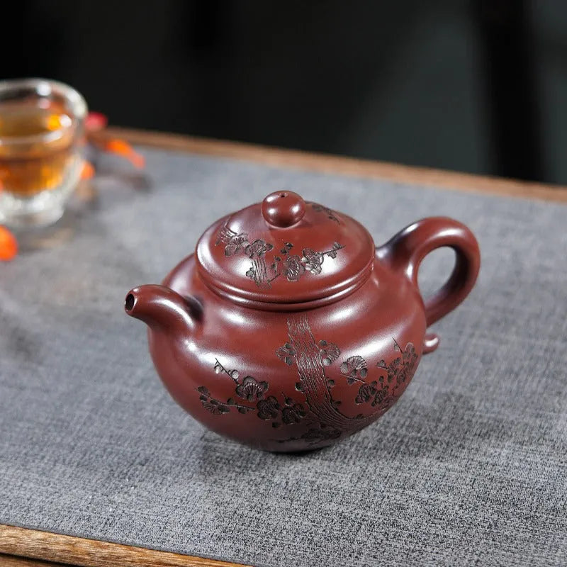 Yixing Zisha Teapot [Gu Yun Lotus Seed] (Long Xue Sha - 420ml) - YIQIN TEA HOUSE | yiqinteahouse.com | >300ml, teapot, teaware, zisha teapot