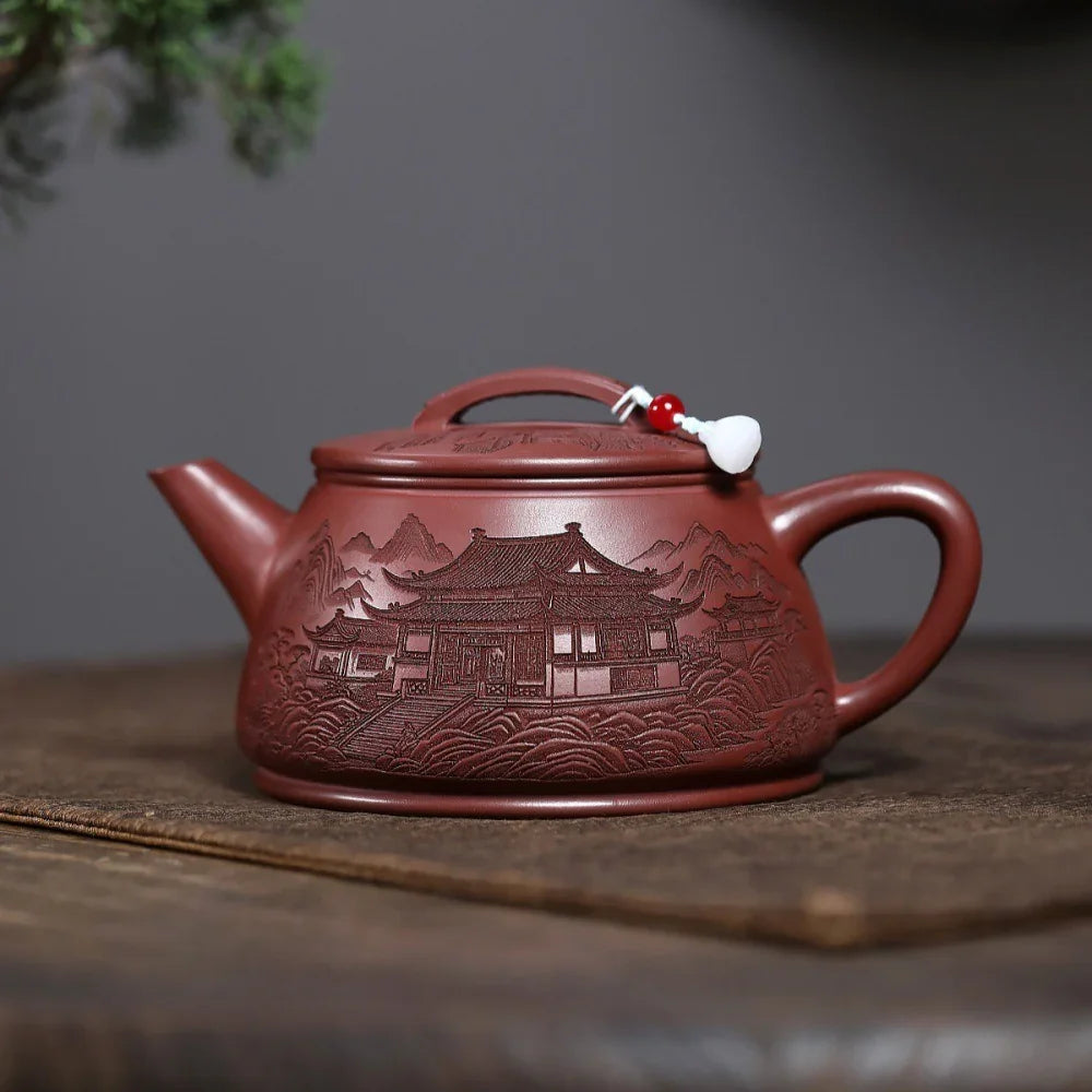 yixing-zisha-teapot-guan-jing-hanwa-hong-pi-long-640ml-yiqin-tea-house-yiqinteahouse-com-3 - YIQIN TEA HOUSE 一沁茶舍 yiqinteahouse.com