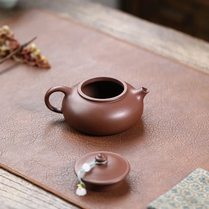 Yixing Zisha Teapot [Han Jiang] (Bensan Lu Ni/Zi Ni - 160ml) - YIQIN TEA HOUSE | yiqinteahouse.com | <200ml, teapot, teaware, zisha teapot