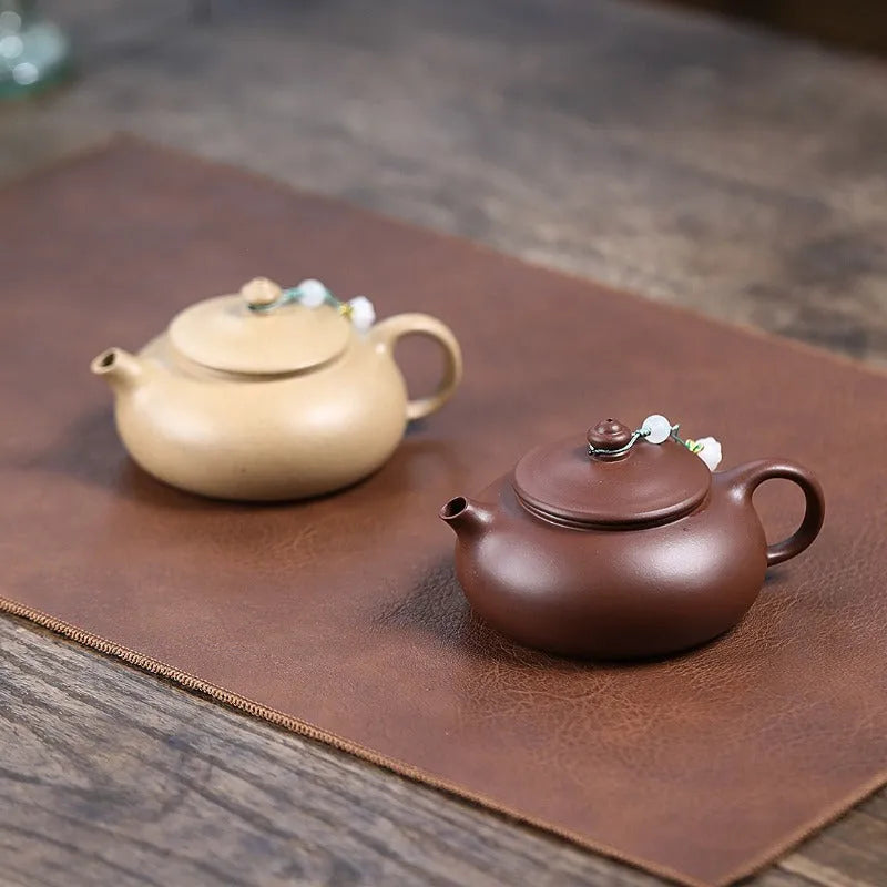 Yixing Zisha Teapot [Han Jiang] (Bensan Lu Ni/Zi Ni - 160ml) - YIQIN TEA HOUSE | yiqinteahouse.com | <200ml, teapot, teaware, zisha teapot