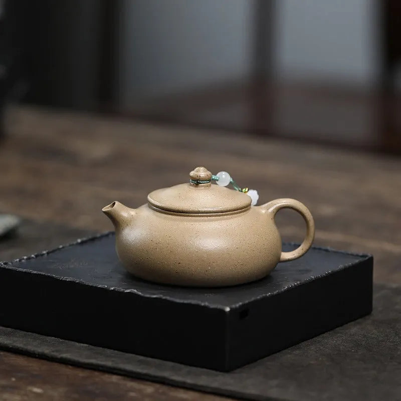 Yixing Zisha Teapot [Han Jiang] (Bensan Lu Ni/Zi Ni - 160ml) - YIQIN TEA HOUSE | yiqinteahouse.com | <200ml, teapot, teaware, zisha teapot